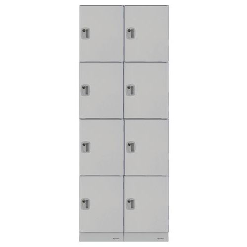 Vestiaire En Plastique 8 Cases/ 2 Colonnes