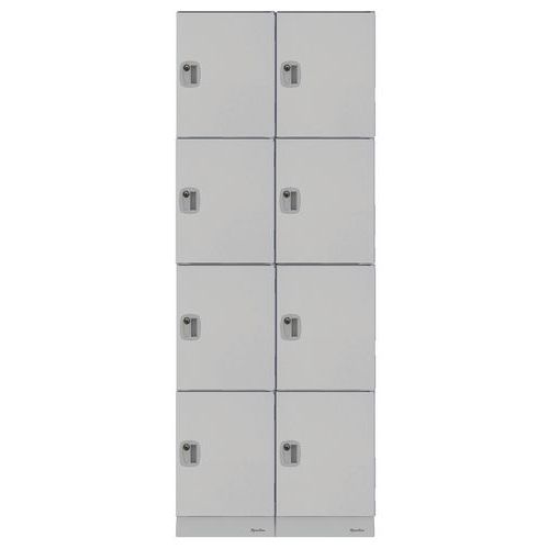 Vestiaire En Plastique 8 Cases/ 2 Colonnes