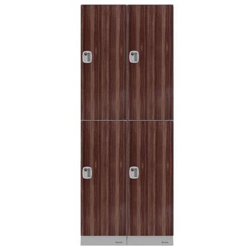 Vestiaire En Plastique 4 Cases/ 2 Colonnes