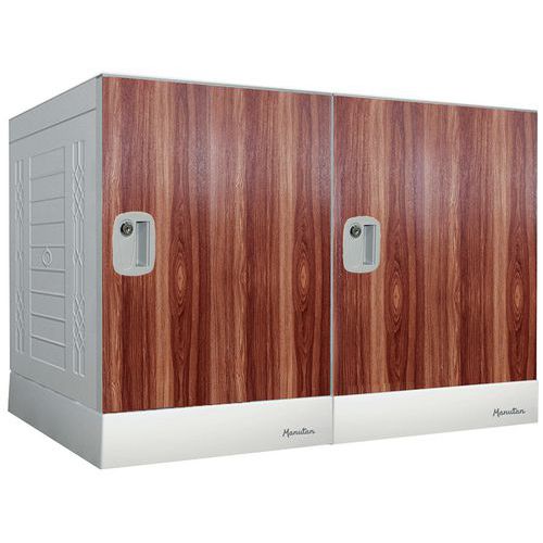 Vestiaire En Plastique 2 Cases/ 2 Colonnes