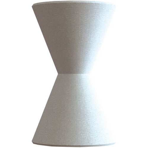 Cendrier Cône Béton 3 L Gris Sablé