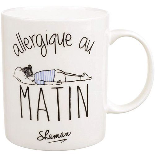 Mug céramique Allergique au matin -Le Fabuleux Shaman Mug céramique Allergique au matin -Le Fabuleux Shaman