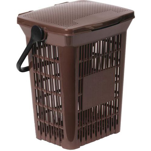 Poubelle Umimax Ventilé Porte-sac à Ordures 10 L