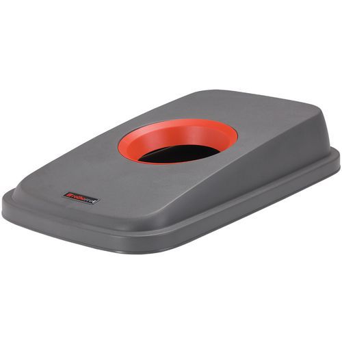 Couvercle Selecto Basic Ouverture D'insertion Ronde Rouge