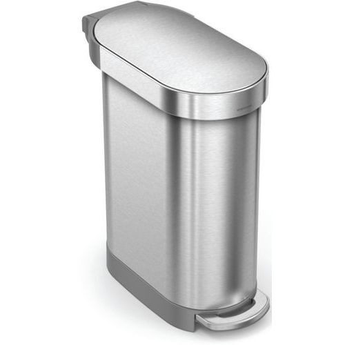 Poubelle Pour Sanitaire Slimline 45l Simpele Human Couleur: Argent