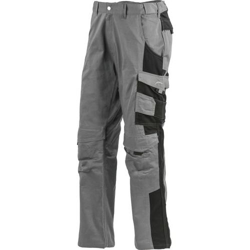 Pantalon De Travail Profi Line Coloris Gris-noir Taille S
