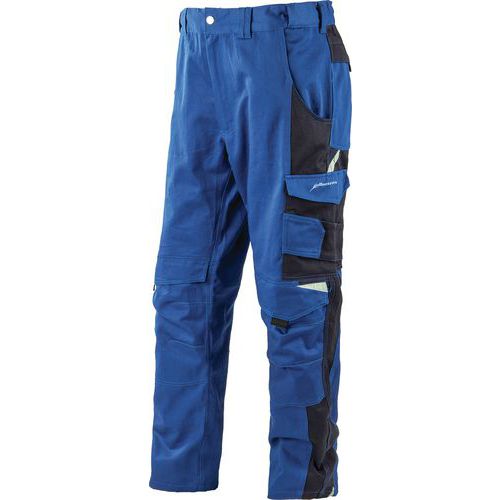 Salopette De Travail Profi Line Coloris Royal Bleu Taille Xs