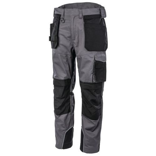 Pantalon De Travail Expert 360° Coloris Gris-noir Taille 38 - Homme