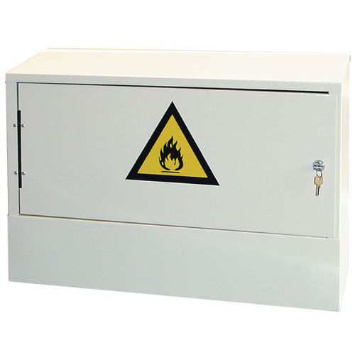 Trionyx - Armoire de sécurité 20L pour produits inflammables - Acier Epoxy Beige - Rétention 15L - Livrée montée