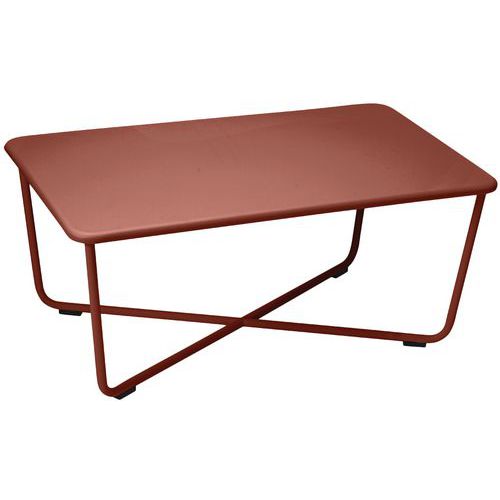 Table Basse Croisette Ocre Rouge