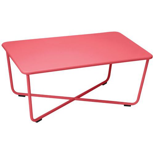 Table Basse Croisette Coquelicot