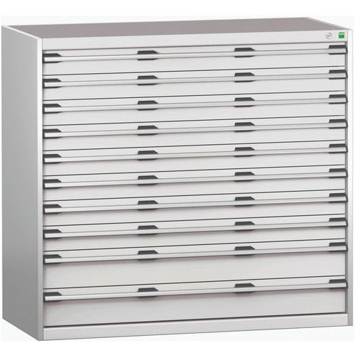 Bott 1 Armoire à Tiroirs Sl-13612-10.2 Avec 10 Tiroirs Pour Charge Lourde