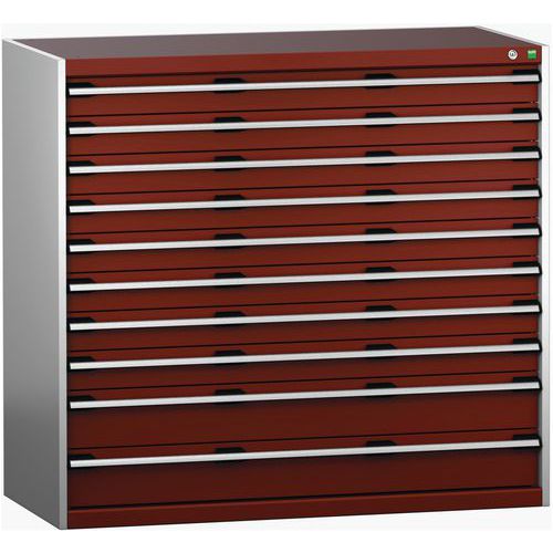 Bott 1 Armoire à Tiroirs Sl-13612-10.2 Avec 10 Tiroirs Pour Charge Lourde