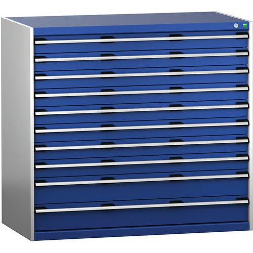 Bott 1 Armoire à Tiroirs Sl-13712-10.4 Avec 10 Tiroirs Pour Charge Lourde