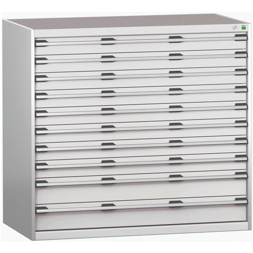 Bott 1 Armoire à Tiroirs Sl-13712-10.4 Avec 10 Tiroirs Pour Charge Lourde