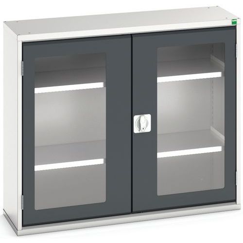 Bott 1 Armoire Verso Portes Transparentes Avec 2 Tablettes 1050x350x900_bott