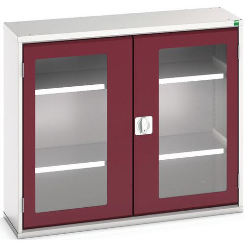 Bott 1 Armoire Verso Portes Transparentes Avec 2 Tablettes 1050x350x900_bott
