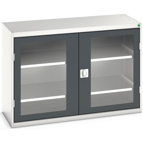 Bott 1 Armoire Verso Portes Transparentes Avec 2 Tablettes 1300x550x900_bott