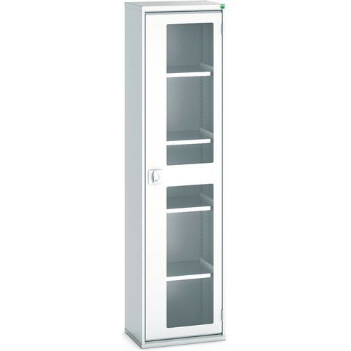 Bott 1 Armoire Verso Portes Transparentes Avec 4 Tablettes 525x350x2000_bott