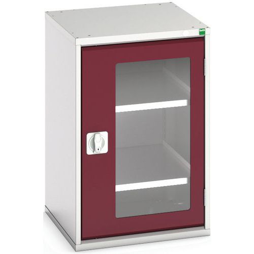 Bott 1 Armoire Verso Portes Transparentes Avec 2 Tablettes 525x550x800 - Bott