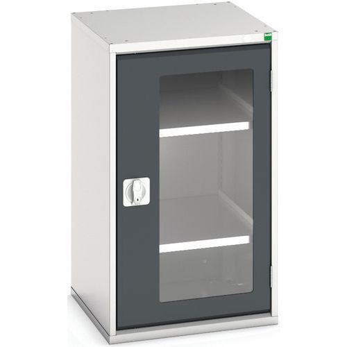 Bott 1 Armoire Verso Portes Transparentes Avec 2 Tablettes 525x550x900 - Bott