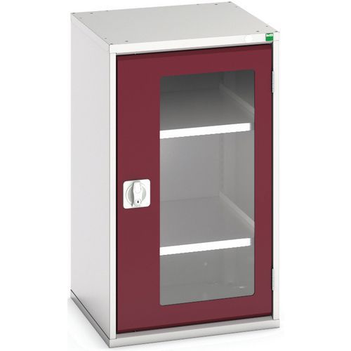 Bott 1 Armoire Verso Portes Transparentes Avec 2 Tablettes 525x550x900 - Bott
