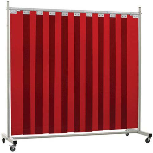 Cepro - Écran de soudure Robusto 180 cm Orange - Mobile et Robuste - Norme EN 1598
