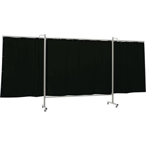Cepro - Écran de soudure OMNIUM XL - 2150 mm x 200 cm - Vert - Mobile - Norme EN 1598