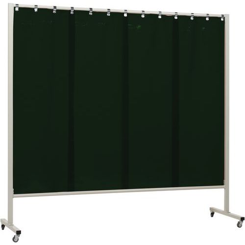 Cepro - Écran de soudure OMNIUM - 215 cm, Vert, 200 cm - Mobile, Norme EN 1598