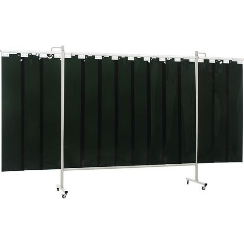 Ecrans Triptyque 375 Cm & Lanières Vert-6 Omnium