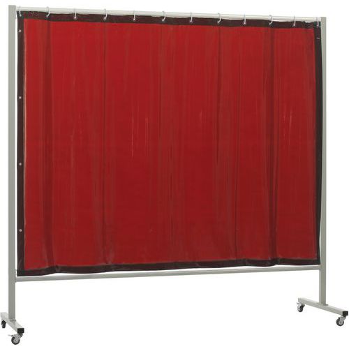 Cepro - Écran de soudure OMNIUM Beige - 215 cm x 200 cm - Mobile - Conforme EN 1598