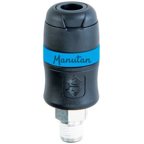 Raccord Rapide De Sécurité Filetage Mâle 1/4