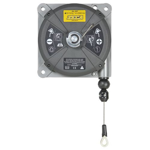 Zeca - Équilibreur de charge 10-14 kg - Course 2500 mm - Robuste et Durable
