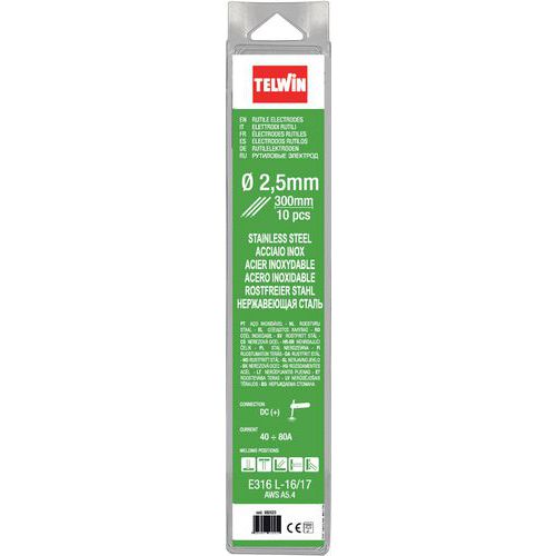 Ã‰lectrodes En Inox De Diam. 25 Mm Pour Soudage De L'acier