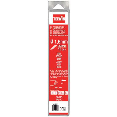 Ã‰lectrodes Rutiles De Diam. 16mm Pour Le Soudage De L'acier