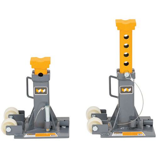 Chandelles 12 Tonnes Avec Roues D'hauteur 300mm-460mm