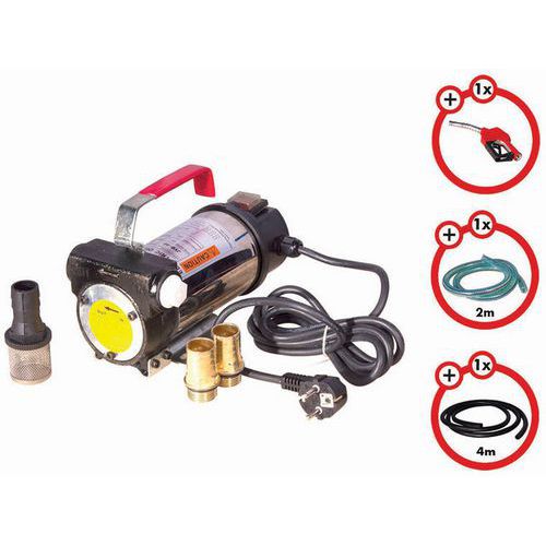 Agecom Diffusion - Pompe à gasoil 230V avec pistolet automatique - 40L/min - 375W IP54