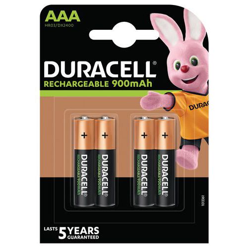 Duracell 4 Pile Rechargeable Ultra 850 Mah Aaa Lr3 - Pack De 4 - Duracell