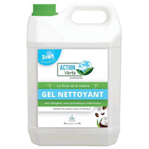 Action Verte Savon Mains Corps Et Cheveux Coco 5l - Lot De 4