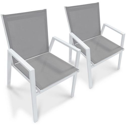 Fauteuil De Jardin Empilable Floride Blanc En Lot
