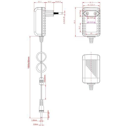 Bloc D'alimentation Jack - 35 135 Mm