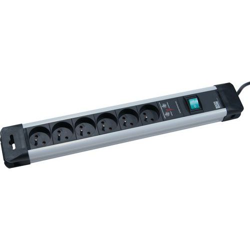 Multiprise Parafoudre Avec Interrupteur - 6 Prises