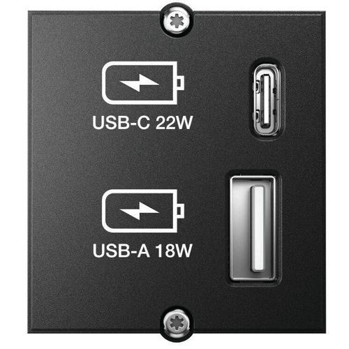 Plastron Chargeur 2 Ports - Usb A Et C