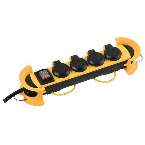 Multiprise Ã‰tanche Avec Interrupteur - 4 Prises