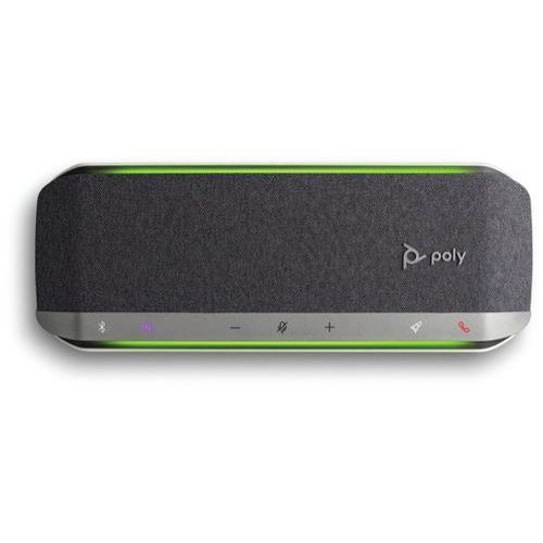Poly - Haut-parleur Teams SY40 USB Smart Noir - Batterie 30h Autonomie - Portée 2.5m - Idéal Réunions
