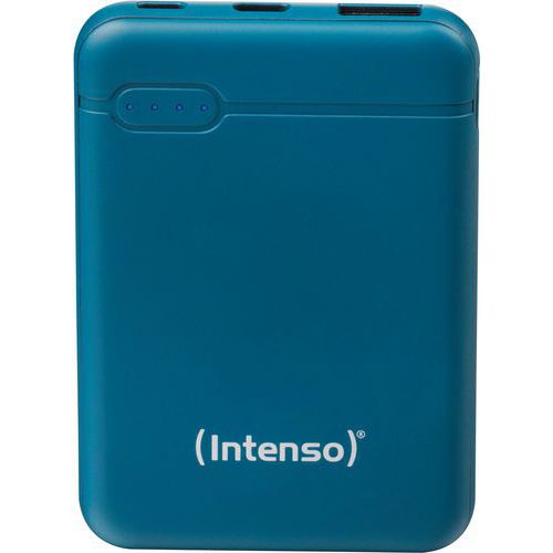 Intenso - Batterie Externe Type C XS5000 - 5000 mAh - Bleu - Compacte et Puissante