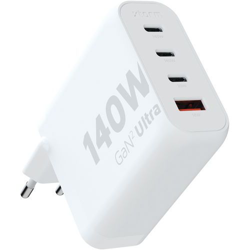 Chargeur Secteur Gan 2 Usb-c Et Usb - Blanc - 140 W