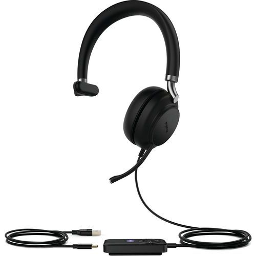 Casque Filaire Uh38 Mono Teams Usb A - 1 Écouteur