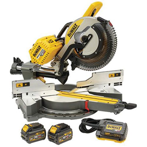 Scie à onglets XR FLEXVOLT 54V 2Ah Li-Ion Brushless 305mm - DEWALT Scie à onglets XR FLEXVOLT 54V 2Ah Li-Ion Brushless 305mm - DEWALT