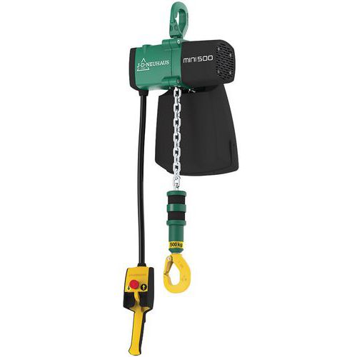 JD Neuhaus - Palan pneumatique JDN mini - 500kg - Levée 5m - Zone ATEX - Idéal levage industriel